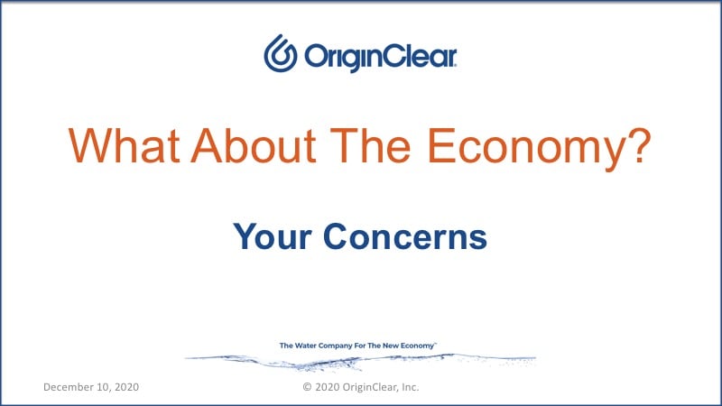 The Economy - Your concerns