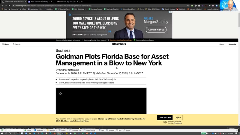 Goldman moving to Florida