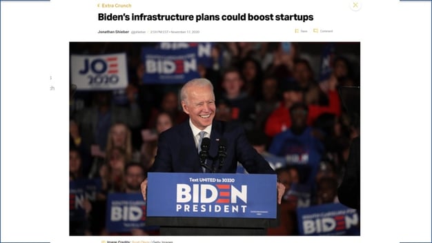 Biden talks on his infrastructure plans