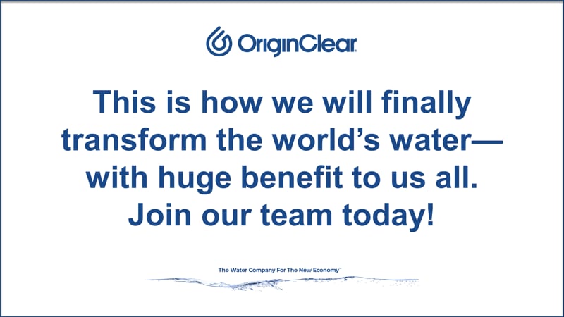Transform the world's water - join us