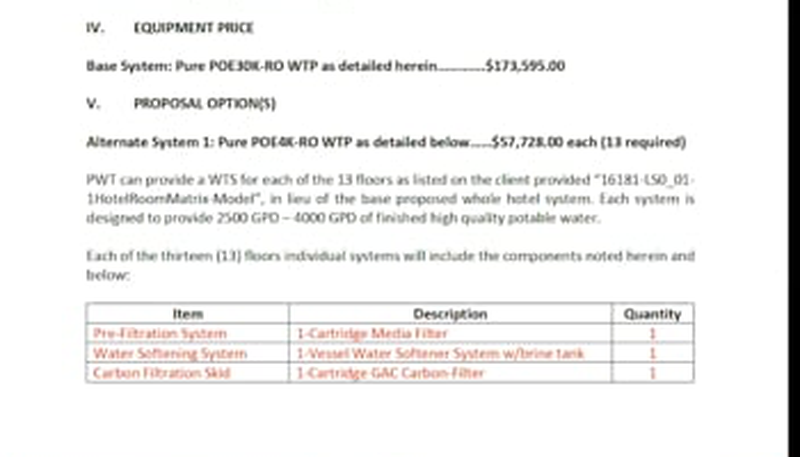 Hotel system prices-c