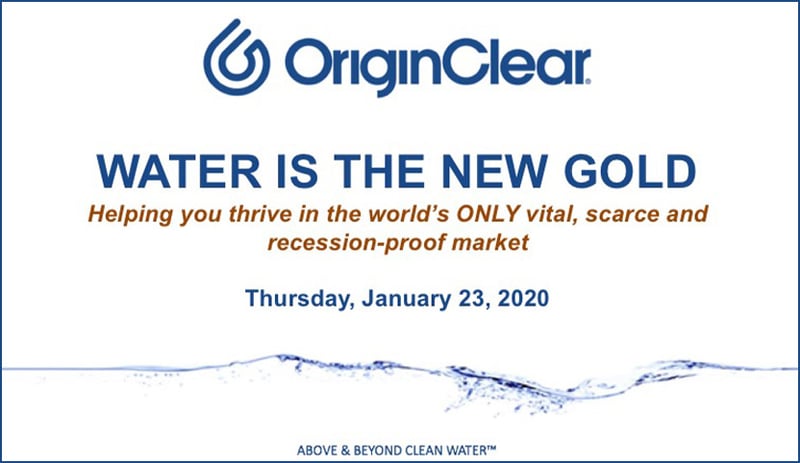 Water is the New Gold slide 20200123