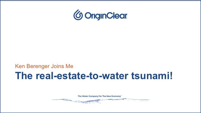 Real estate to water