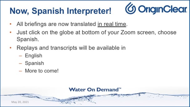 New Spanish Interpreter
