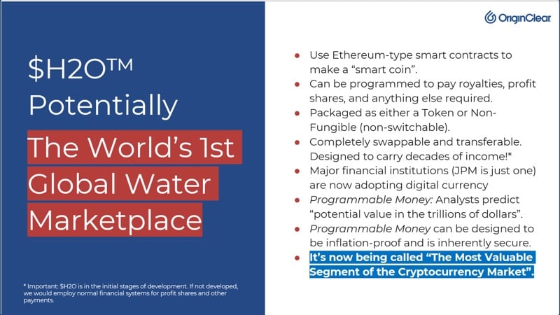 $H2O Global water marketplace