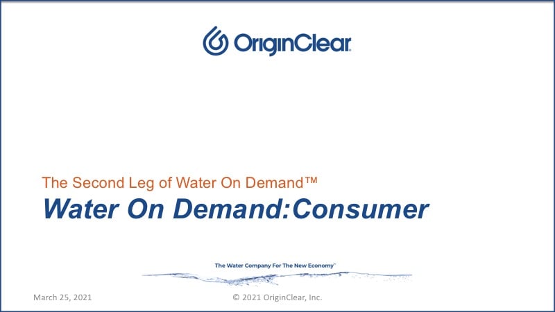 Water on Demand-Consumer