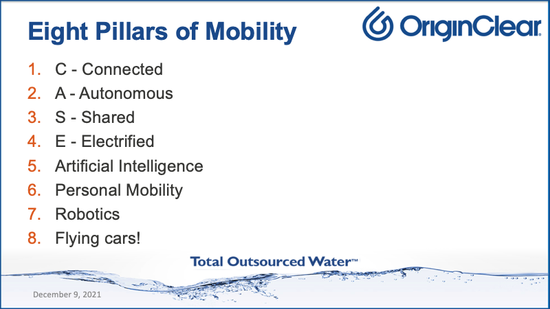 Eight pillars of mobility