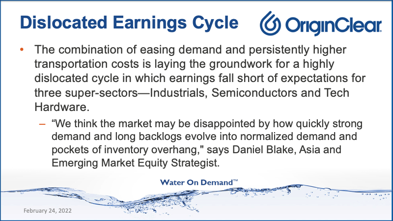 Dislocated earnings cycle