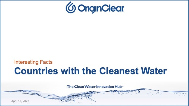 Countries Cleanest water 