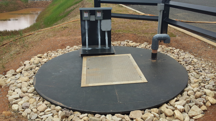 Completed Pump Station Installations are Aesthetic and Environmentally Freindly - lr